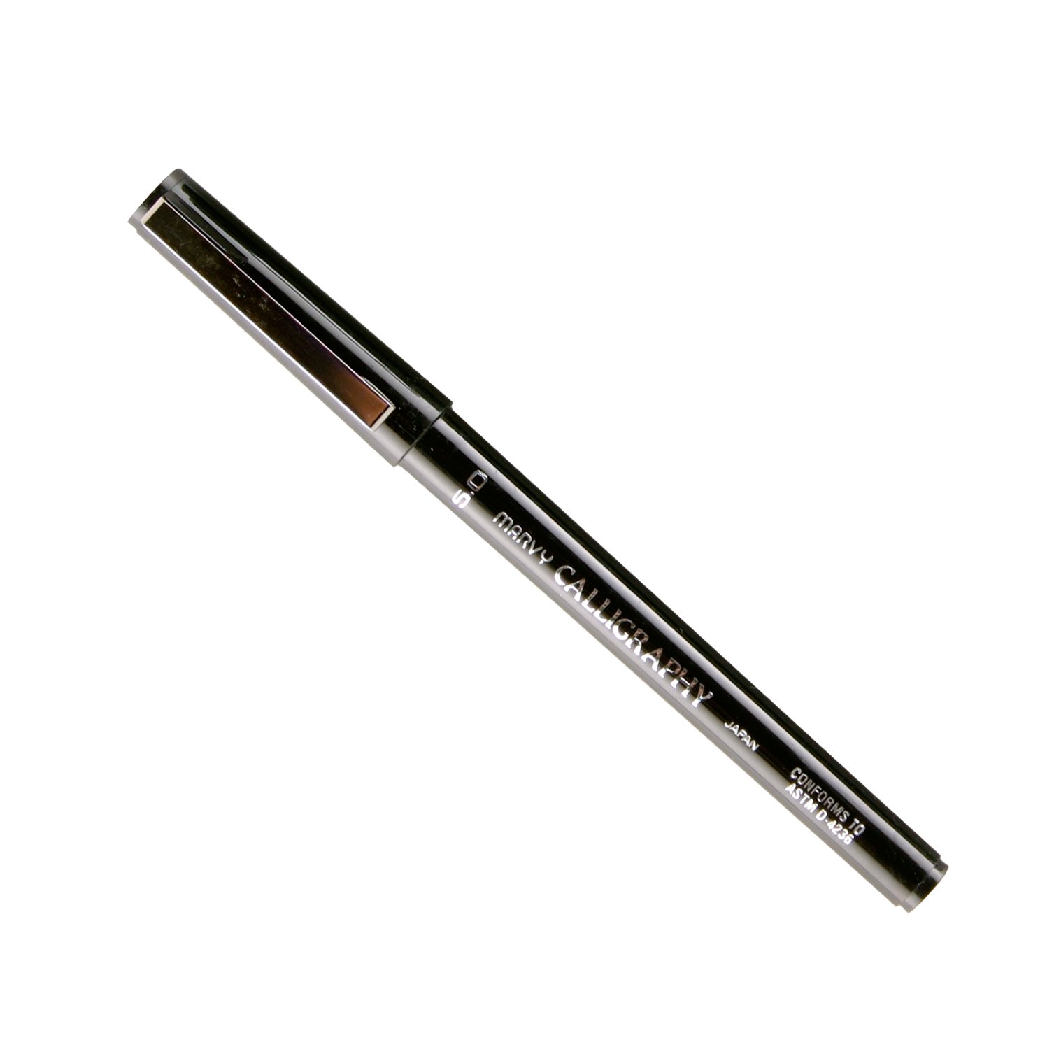 Photo 1 of Uchida of America 6000B-C-1 Calligraphy Marker, 5.0mm, Black