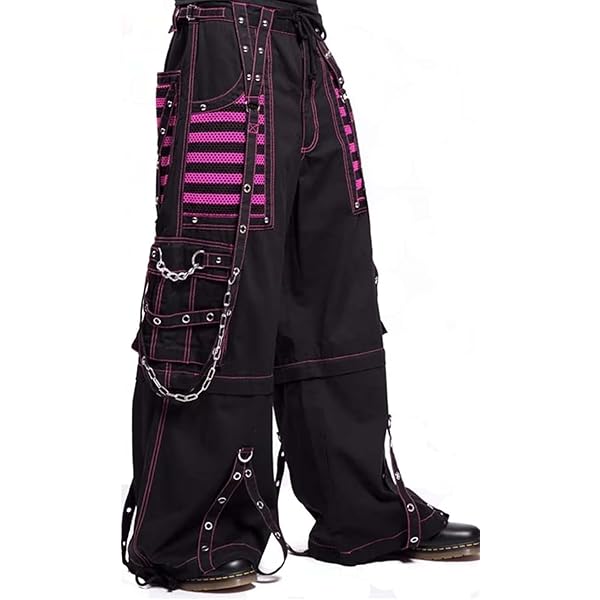 【値下げ可】TRIPP NYC Electro Pant ブラック/レッド Tripp Electro Pants [Black/Red] – VampireFreaks