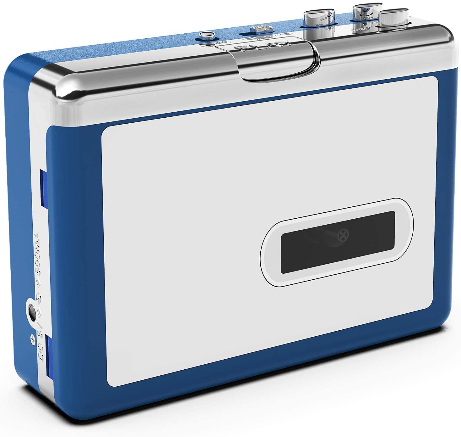 Y&H Portable Bluetooth Cassette Player, Transmit Retro Tape Music to Bluetooth Earphone or Speaker, Personal with Earphones ezcap215