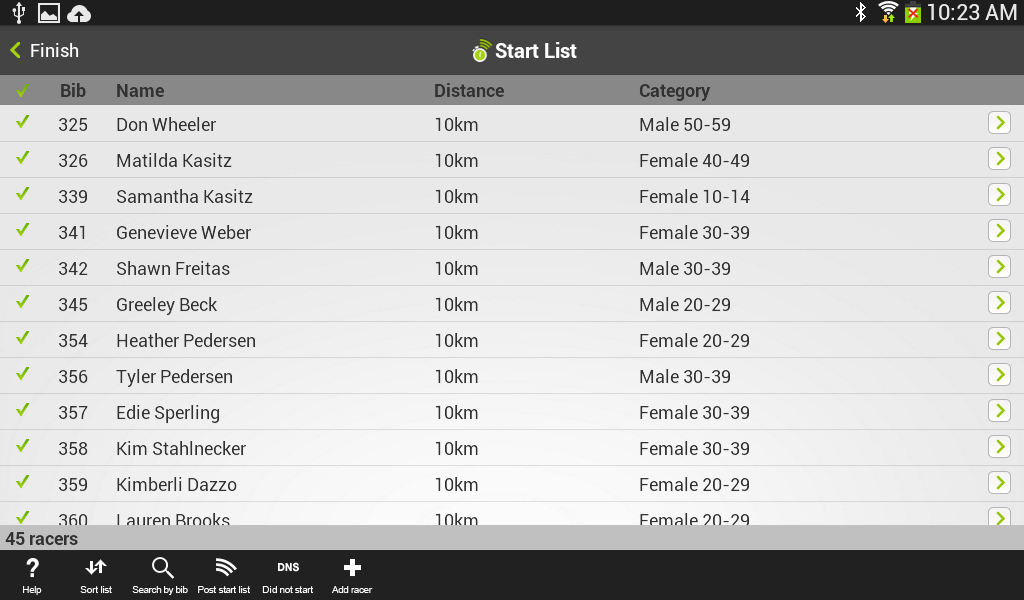 scorer Race & Lap Timer Appstore for Android
