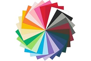 Colored Card Stock 8.5 x 11 Assorted, Goefun Colored Cardstock 25 Colors, 80lb Colorful Printer Paper, Multicolor Constructio