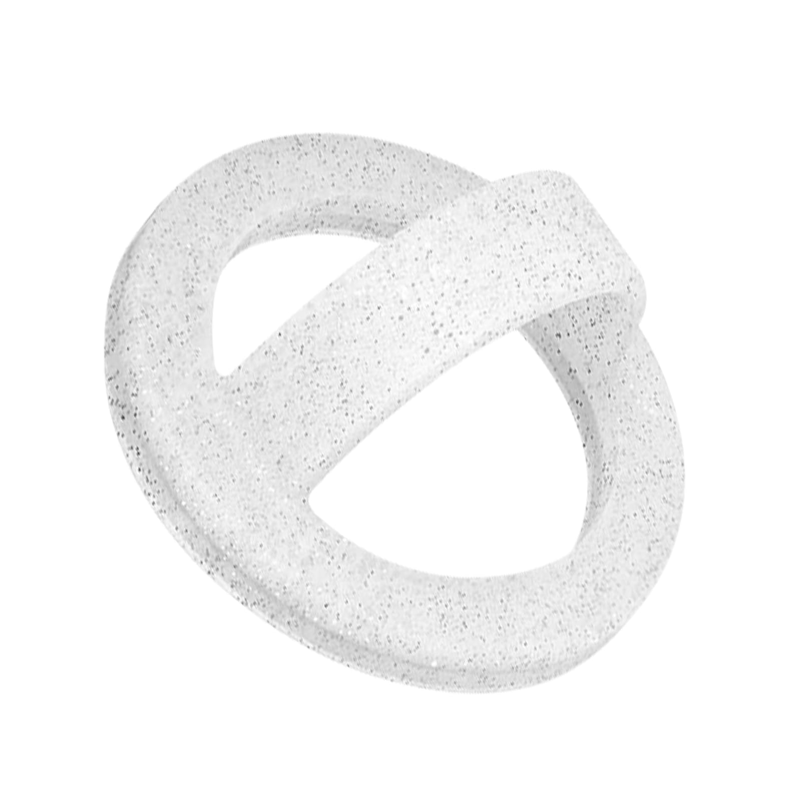 Magnetic Phone Grip Holder Thin Silicone Finger Loop Ring for iPhone,Compatible with MagSafe for iPhone 16/15/14/13/12 Series (Starlight White)