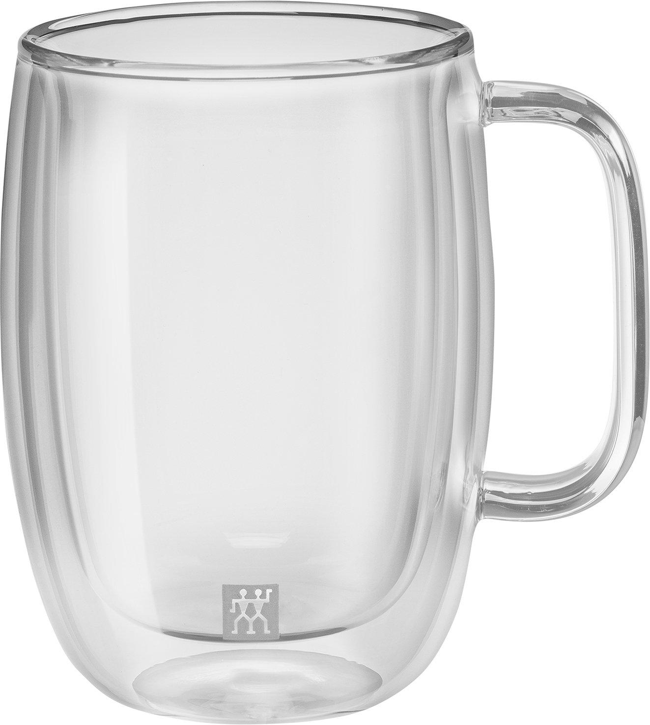 Zwilling Sorrento Plus 2-Piece Latte Macchiato Set with Handle 450 ml,Transparent