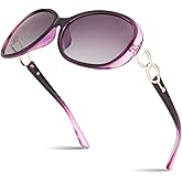 Sunier Sunglasses Womens Polarized Trendy Oversized Sun Glasses Fashion Ladies Shades 100% UV400 Protection S85