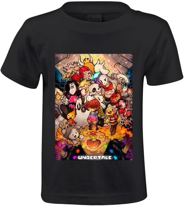 Toypop Undertale All Characters Kids Cotton Round Collar T-Shirt Customized