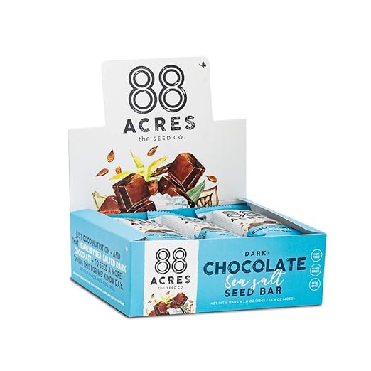 88 Acres Seed Bar, Dark Chocolate & Sea Salt