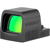 OSIGHT SE Enclosed Red/Green Dot, 2 &amp; 32 MOA Multi-Reticle or 6 MOA Dot | RMSc Footprint, Side-Load Battery, Motion Sensor, Aspherical Lens, Compact Enclosed Design for Concealed Carry