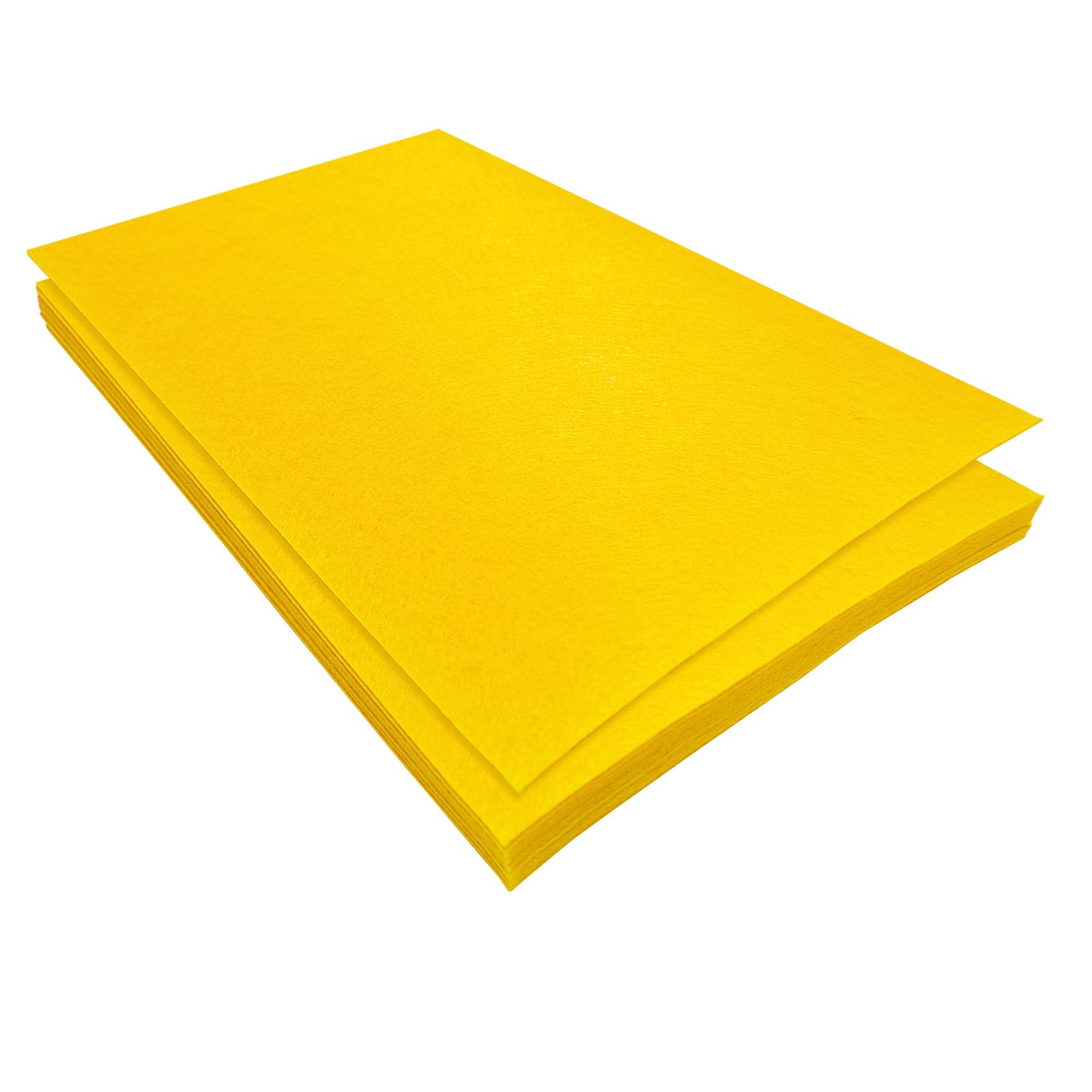Jtnohx Stiff Felt Sheets, 11 Pcs Felt Fabric, 17.78×28.7cm Colour Fabric Square for Crafts, Craft Material for Sewing(Yellow) — image 1