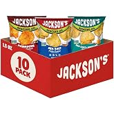 Jackson's Classic Potato Chips Variety Pack, Avocado Oil (1.5oz, 10ct)