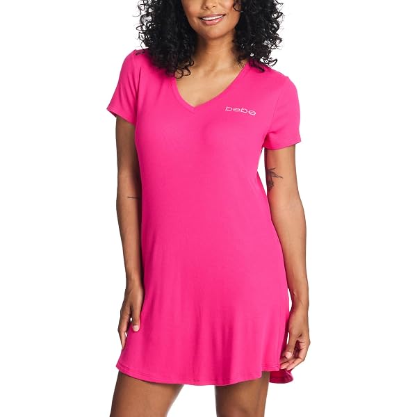 bebe t shirt dress Bebe Women's The Shirt Dress, Size XL in Medium Vintage Wash Cotton/Spandex/Viscose