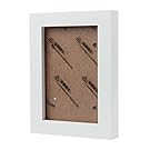 Koly Fashion Home Decor Wooden Wedding Picture Frame Wall Mounted Hanging Photo Frames (White)