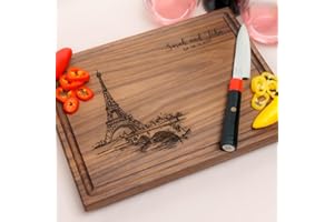 Personalized Cutting Board, Custom Wedding, Anniversary or Housewarming Gift Idea, Wood Engraved Charcuterie, for Friends and