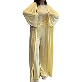 Geulis Women's 3 Piece Lounge Sets Long Sleeve Shirts Long Cardigan Wide Leg Pants Tracksuits Travel Outfits Fall Clothes