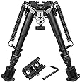 MidTen Bipod for Rifle 6-9 Inches Picatinny Bipod for Hunting Adjustable Foldable Legs Heavy Duty with Picatinny Adapter
