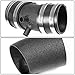 Black-Coated Aluminum Cold Air Intake Pipe+Heat Shield+Red Filter for Nissan Frontier Xterra 3.3L V6 99-03