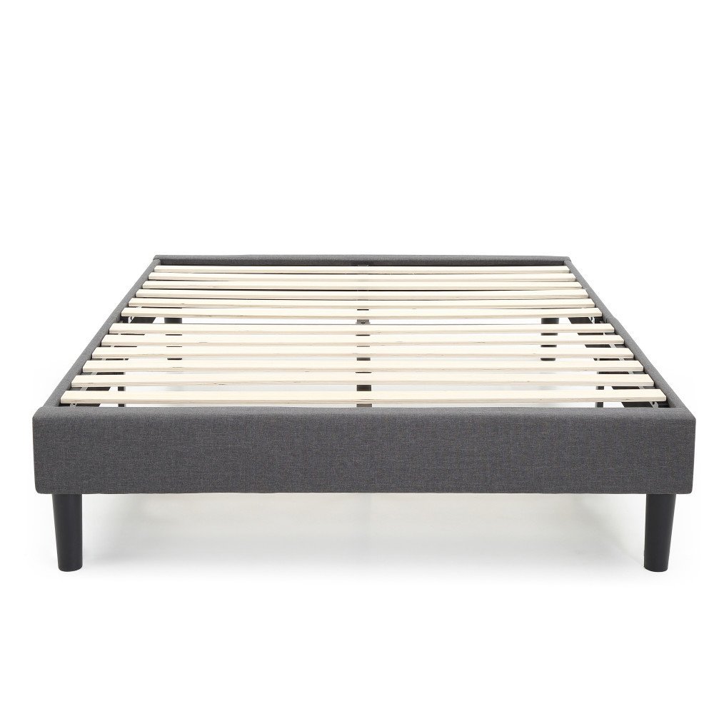 Classic Brands 1250155230 Decoro Upholstered Platform Bed, Full, Grey