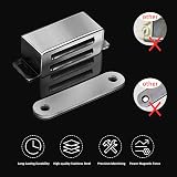 Onarway Magnetic Door Catch 6KG 15 lb Stainless Steel 2 Pack Chrome Cabinet view 2