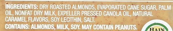 MARANATHA CREAMY ROASTED CARAMEL ALMOND BUTTER, NO STIR, 12 OUNCE JAR
