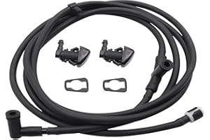 FZJDSD Windshield Washer Nozzle Hose kit Compatible with Ford F-250 F-350 F-450 F-550 2011-2016 Replace BC3Z-17603-A Washer Nozzle Jets BC3Z-17K605-B