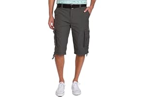 Unionbay Men's Cordova Belted Messenger Cargo Short - Reg and Big and Tall Sizes