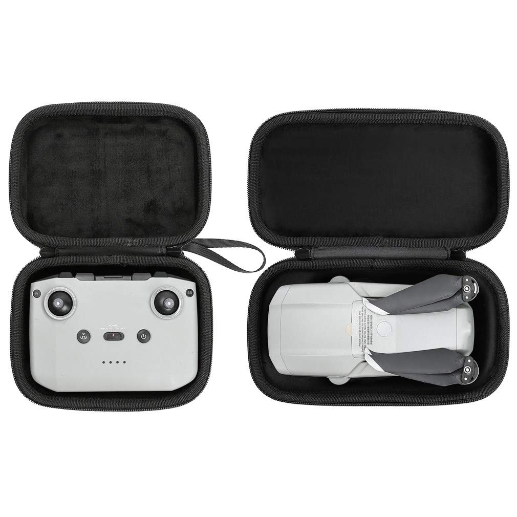 AIWOKE Mavic Air 2 Storage Bag Set, Waterproof Portable Drone Body Case + Remote Controller Case compatible for DJI Mavic Air 2 Drone Protect Travel Accessories (Body +RC Case Set)