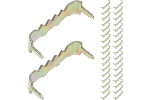 RUNROTOO 100Pcs Heavy Duty Picture Frame Hangers Metal Saw Tooth Hooks for Wall Hanging Artwork