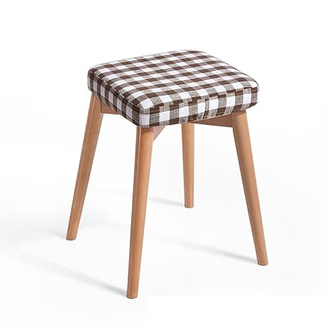 Amazon Com Furniture Stools Solid Wood Creative High Stool Dining