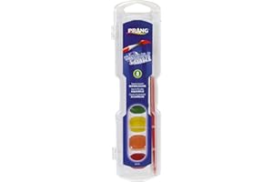 TICONDEROGA Prang 80525 Washable Watercolors Set 8 Color
