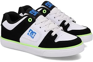 DC Kids' Pure Elastic Skate Shoe