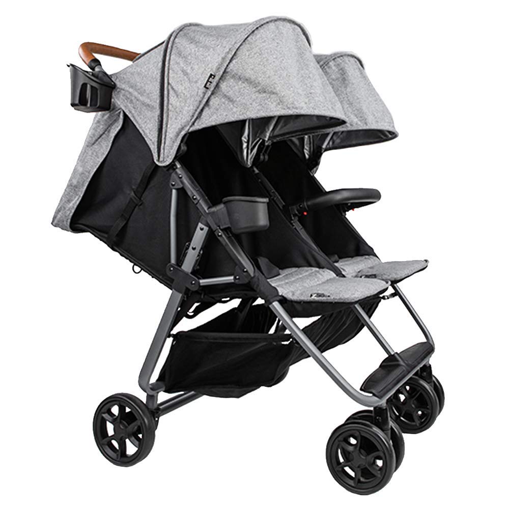 zoe double stroller width