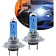 NGHEY Pack-2 H7 Halogen Headlight Bulb, 12V 100W Fog Light Bulbs, Brighter High Beam Low Beam Bulb Replacement for Most Cars SUVs and Trucks (White)