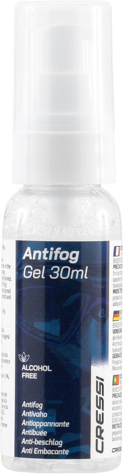 Cressi Premium Anti Fog Gel for Diving Masks and Swim Goggles