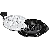 10.8" Large Chicken Shredder for Salad & Meat, BPA-Free Food Shredder Tool Twist with Anti-Slip Base, Manual Grinder for Chic