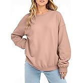 APPFULL Womens Oversized Sweatshirt Crewneck Long Sleeve Fleece Lined Pullover Tops Fall Outfits Winter Clothes 2025