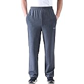 Zoulee Men's Casual Cotton Jogger Sweatpants Zipper Front Pants