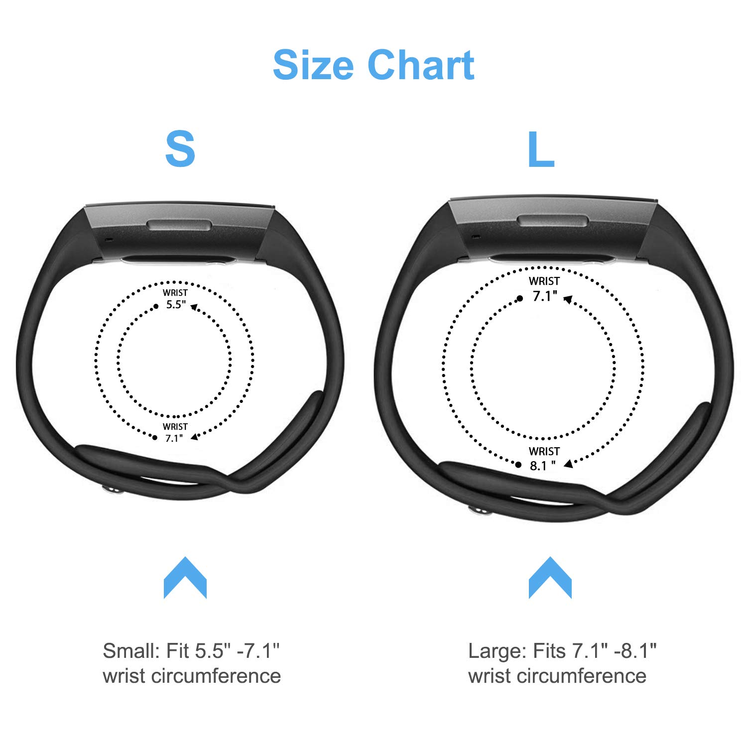 apiker Armband kompatibel für Fitbit Charge 3, (3+1 Stück) Fitbit Charge 3 Armband Verstellbare Weiches Silikon Sport Ersatz Fitness für Ersatzarmband Fitbit Charge 3, jn mit etw Schutzhülle