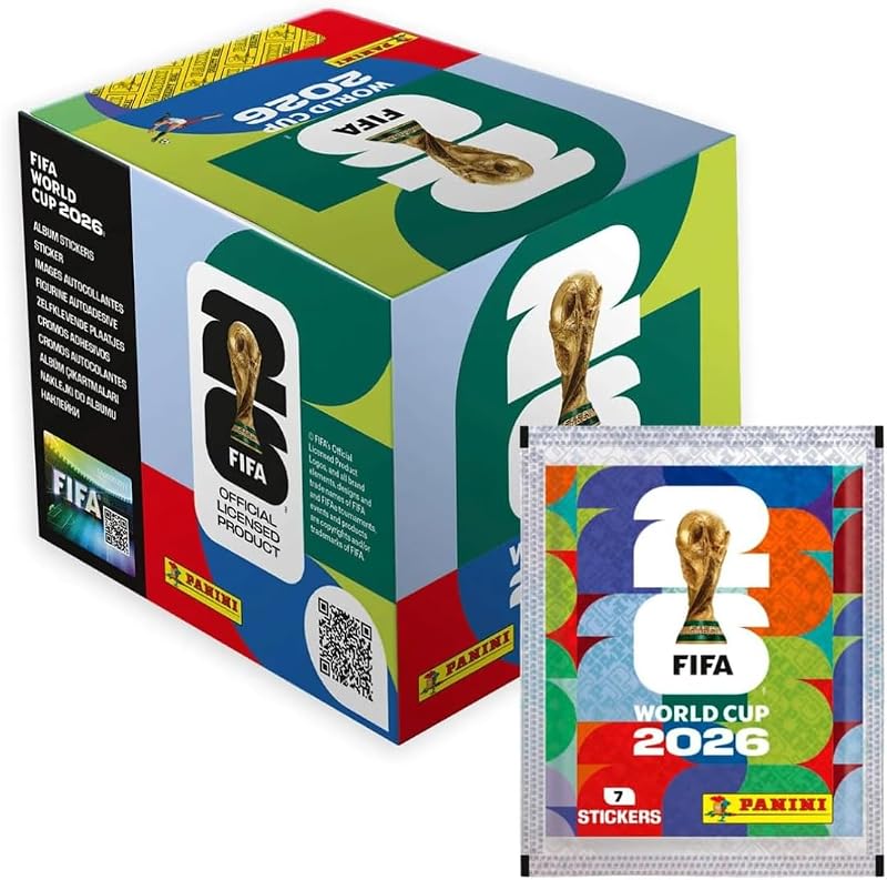 - FIFA World Cup 2026 Colección Oficial Cromos Caja 50 sobres - Cromos Mundial 2026 - Colección Oficial Panini