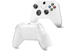 VANPARK Anti-Slip Shell Set for Xbox Series X & S Controller, Accessories Include Front Back Paceplate Grip & Battery Cover for Xbox Core Wireless Controller (Controller NOT Include) (White)