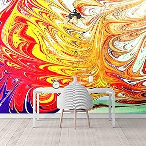Wall Mural Beautiful Watercolor Painting Removable Self-Adhesive Large Wallpaper - 66x96 inches