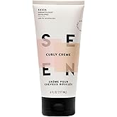 SEEN Curly Creme, Scented - Non-Comedogenic Curl Defining Styling Hair Cream - Dermatologist-Developed - Anti-Frizz- Heat Protectant - Safe for Sensitive Skin