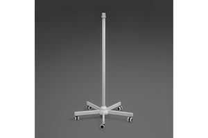 4BLANC® Heavy Duty Rolling Floor Stand for Maestro and Alize Series Dust Collectors, white