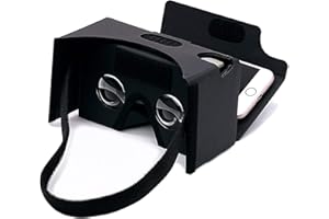 YINCAICHENG Google Cardboard,VR Headset 3D Box Virtual Reality Glasses with Big Clear 3D Optical Lens and Comfortable Head Strap for All 3-6 Inch Smartphones