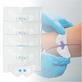 5Pcs PICC Line Stabilization Device, Sterile Securement Patch with Adjustable Buckle, Individually Wrapped for Men and Women
