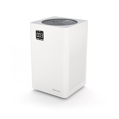 Kenmore PM2010 Air Purifiers with H13 True HEPA Filter, Covers Up to 1200 Sq.Foot, 24db SilentClean 3-Stage HEPA Filtration System, 5 Speeds for Home Large Room, Kitchens & Bedroom, PM2010