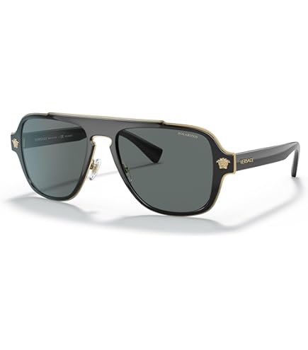 Amazon.com: Versace VE 2252 100287 Gold & Black Metal  display picture 1
