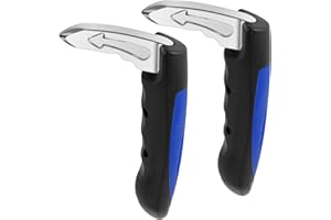 2Pcs Car Door Assist Handle for Elderly, 3 in 1 Multifunction Portable Vehicle Support Handle Seatbelt Cutter Window Breaker,