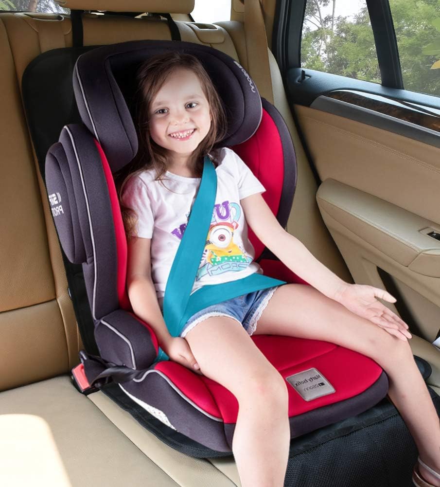 MHO+ALL Car Seat Protector, 2 Pack Car Seat Protectors for Child Seats Non-Slip Easy Cleaning Baby Car Back Seat Protector - Image 4