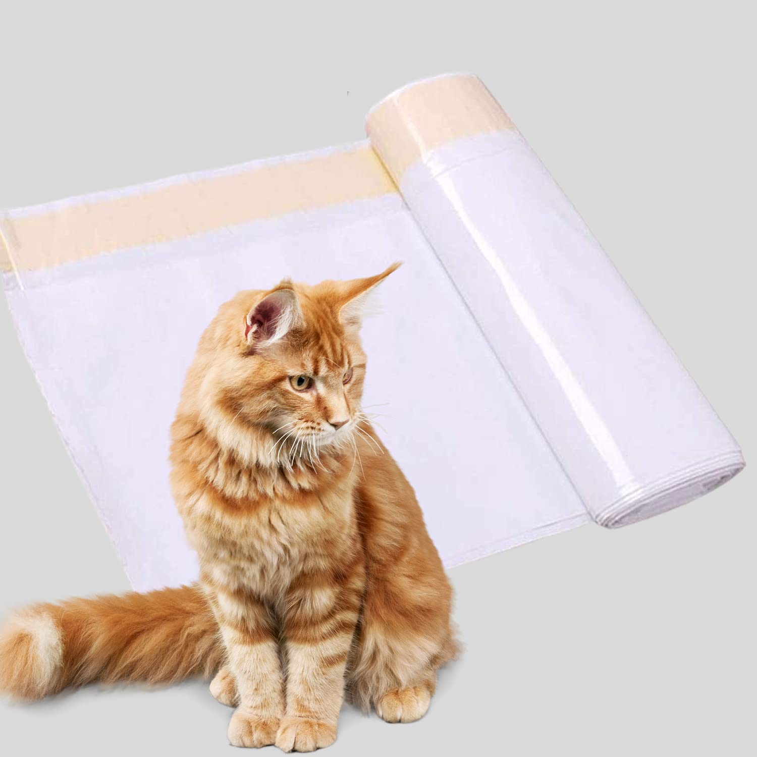 60 Cat Litter Tray Liners Scratch Resistant Bags For Cat Litter Box- Litter Tray Liner - Cat Litter Bags 70 x 40 cm large
