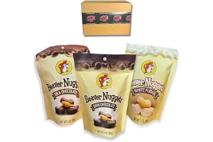 Pop SNAX Beaver Nugget Bundle, 3-Pack | Milk Chocolate, Dark Chocolate, White Fudge | 9 oz Bundle (3-Pack)