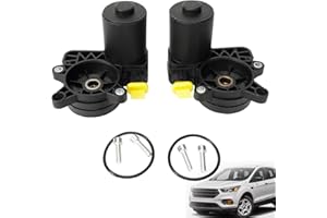 LEAPTREND Left & Right Parking Brake Actuator Motor with Sealing Rings Compatible with Ford Edge Fusion Escape Lincoln MKC MKX MKZ 2013-2018, Replace DG9Z2B712A, DG9Z2B713A